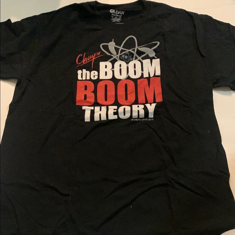 Chuy’s Big Bang Theory Black Graphic T-Shirt